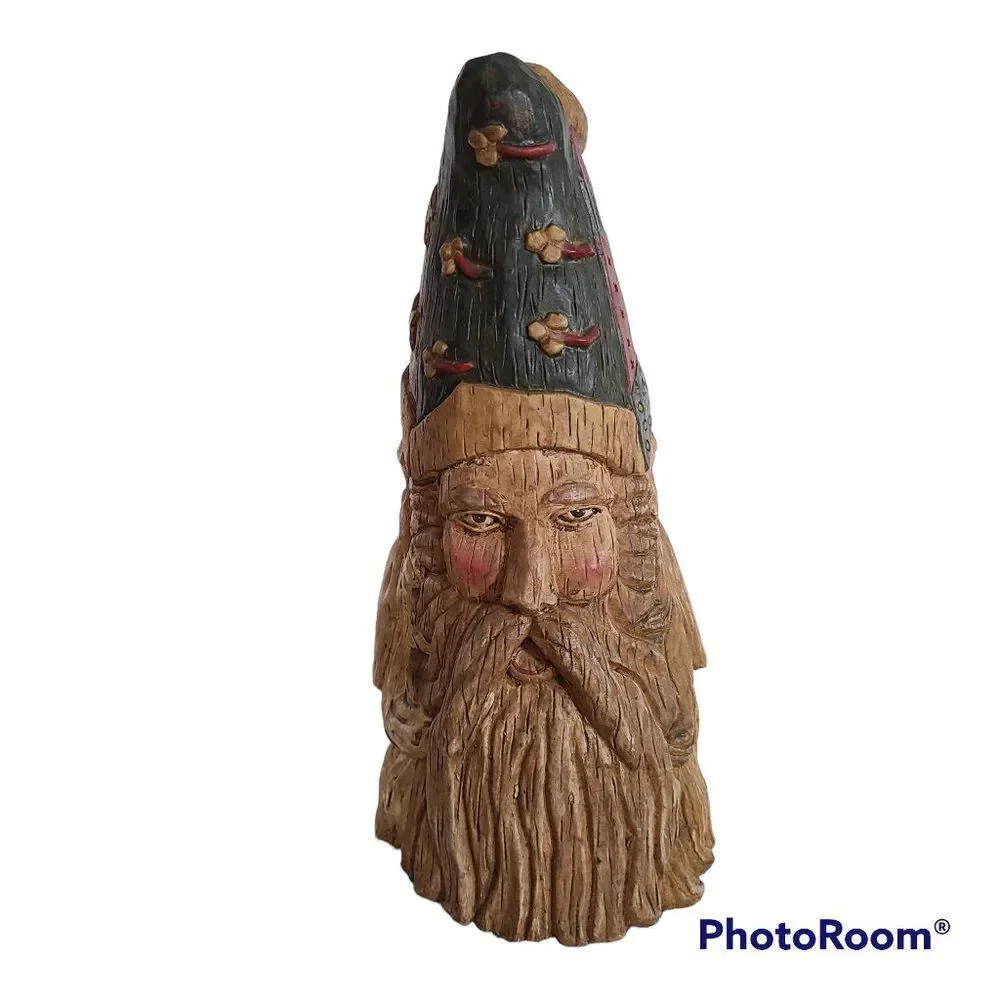Three Faces of Santa Unique Christmas Holiday Decor Table Shelf Sitter Vintage